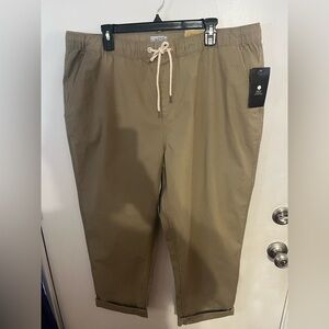 Women’s Ocean Coast Khaki Regular Pant Relaxed Fit Size Xl
